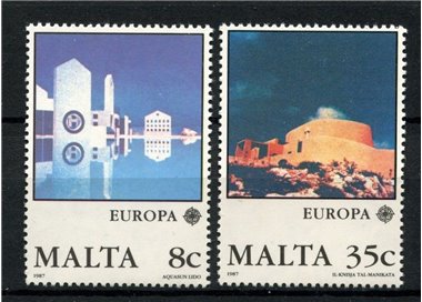 MALTA 1987 Europe 2v MNH**