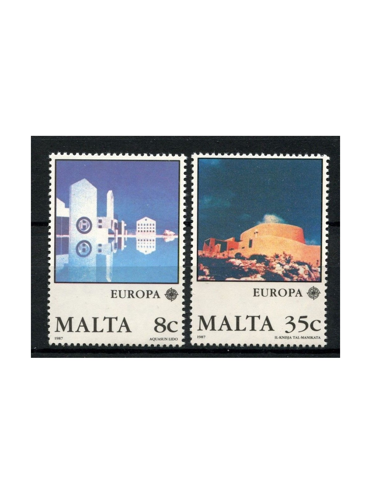 MALTA 1987 Europe 2v MNH**
