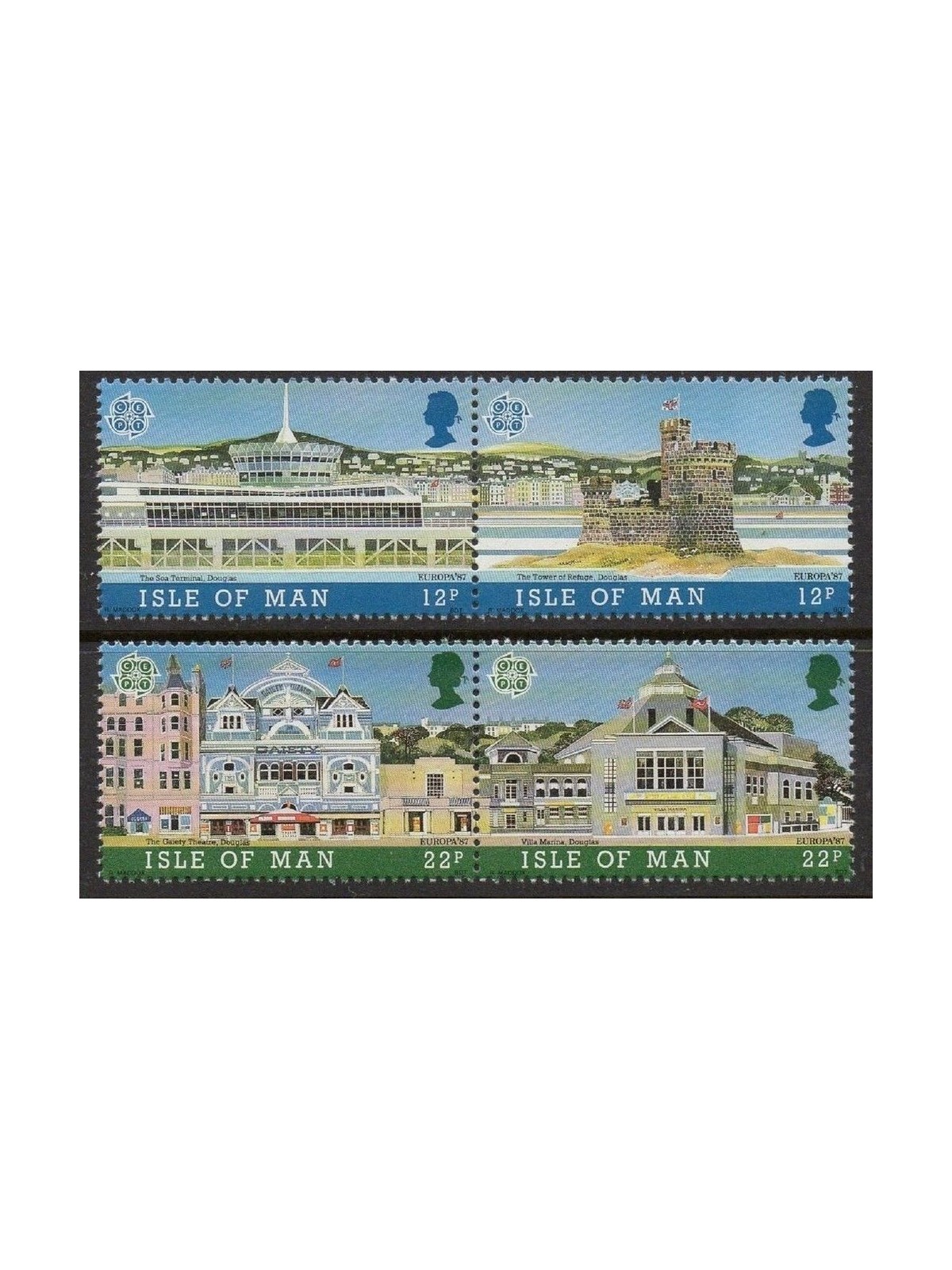 MAN 1987 Europe 4v MNH**