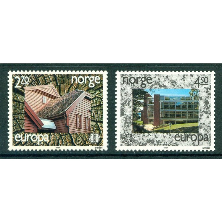 NORVEGIA 1987 Europa 2v MNH**