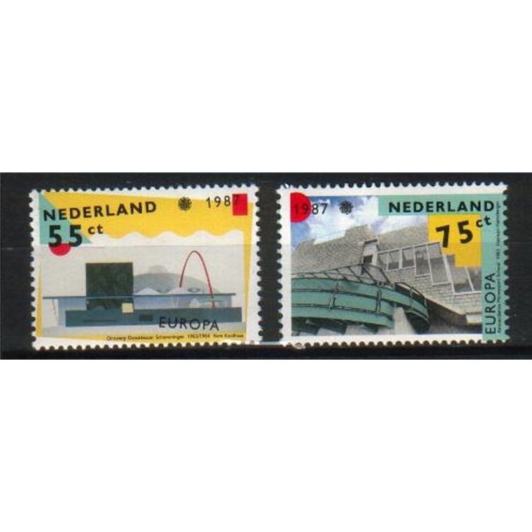 OLANDA 1987 Europa 2v MNH**