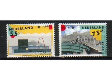 NETHERLANDS 1987 Europe 2v MNH**