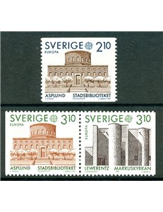 SVEZIA 1987 Europa 3v MNH**