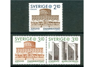 SWEDEN 1987 Europe 3v MNH**