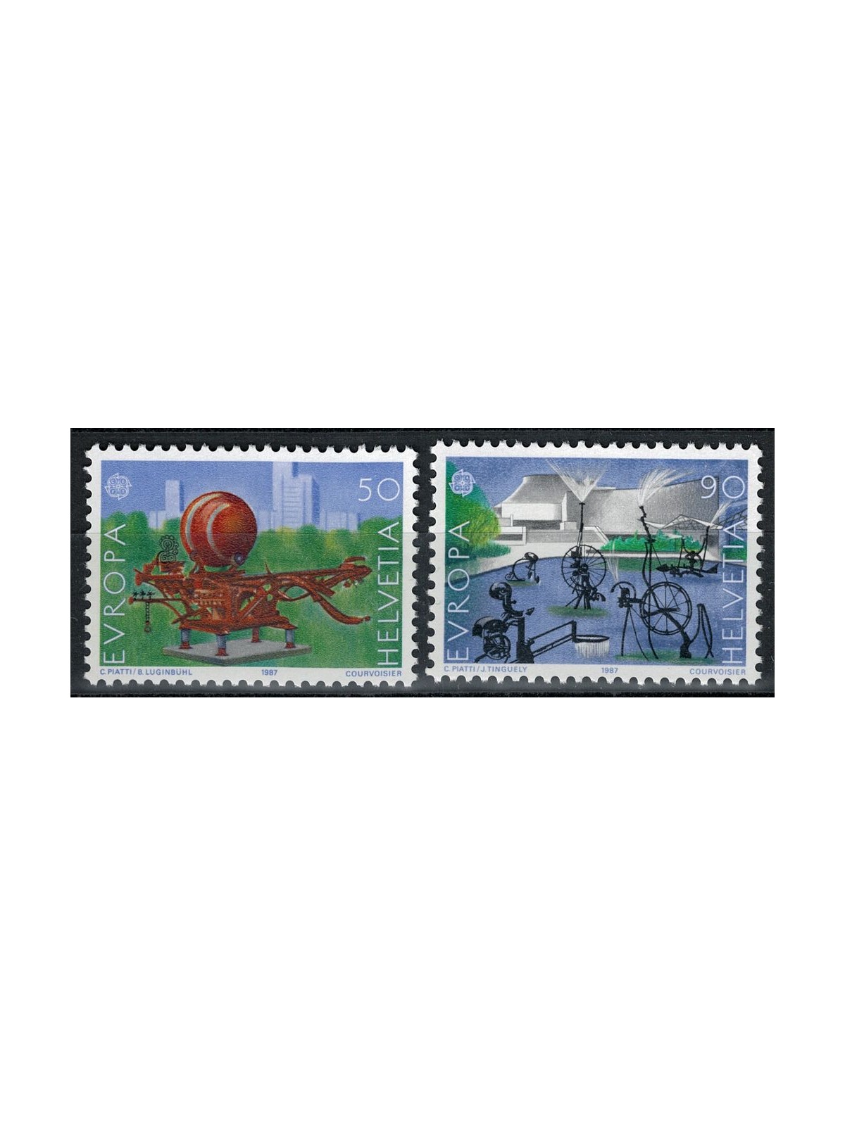 SWITZERLAND 1987 Europe 2v MNH**