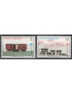 Türkiye 1987 Europe 2v MNH**