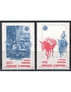 ANDORRA SPAGNOLA 1988 Europa 2v MNH**