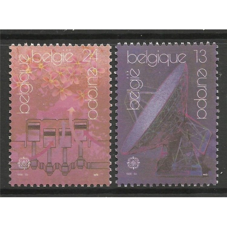 BELGIO 1988 Europa 2v MNH**