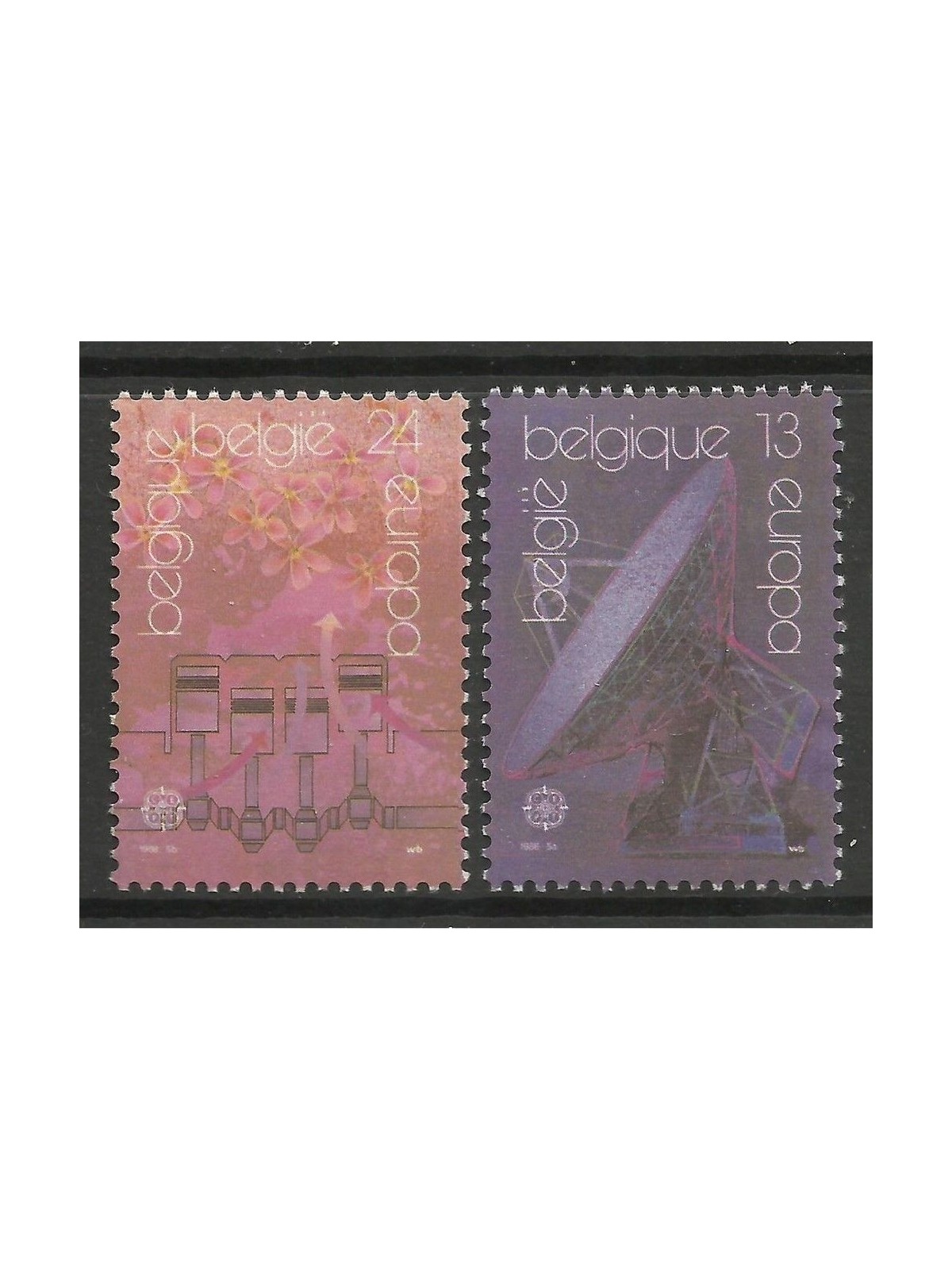 BELGIO 1988 Europa 2v MNH**