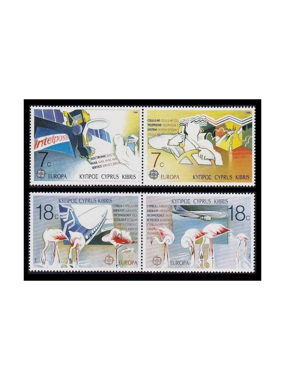 CIPRO 1988 Europa 4v MNH**