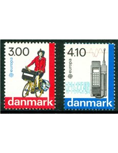 DANIMARCA 1988 Europa 2v MNH**