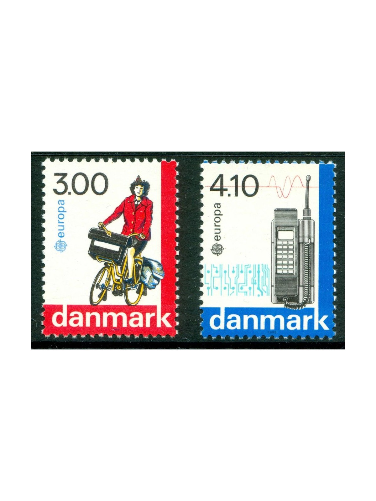 DANIMARCA 1988 Europa 2v MNH**