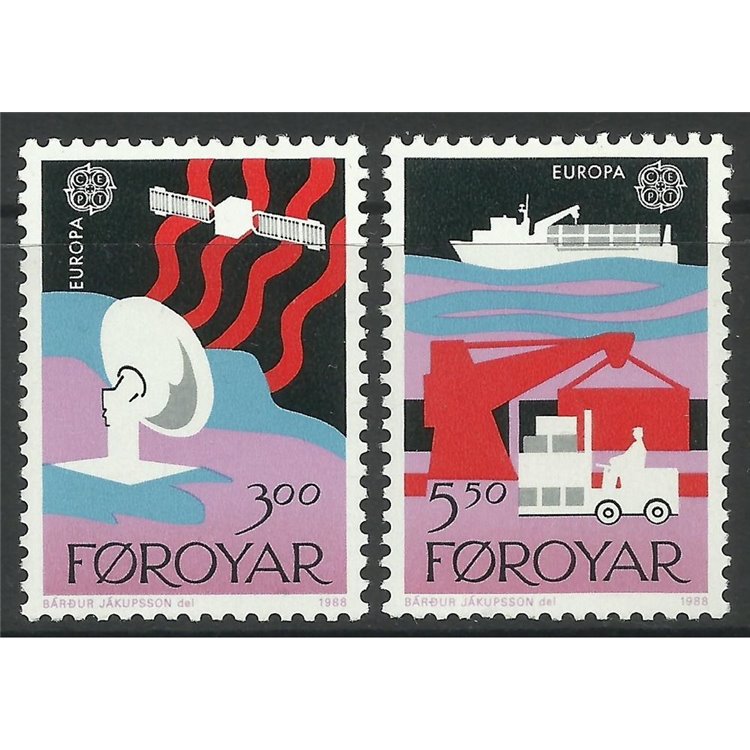 FAEROER 1988 Europa 2v MNH**