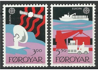 FAROE ISLANDS 1988 Europe 2v MNH**