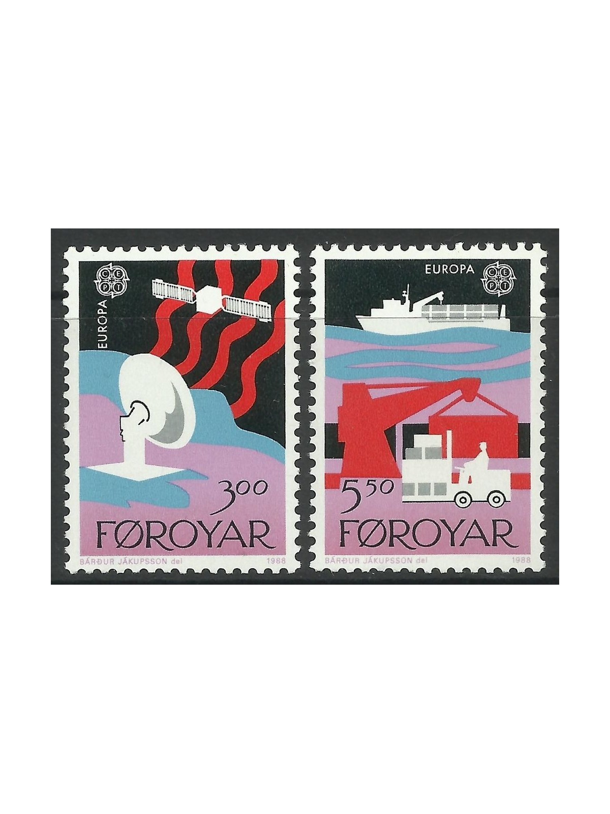 FAEROER 1988 Europa 2v MNH**