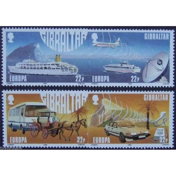 GIBILTERRA 1988 Europa 4v MNH**