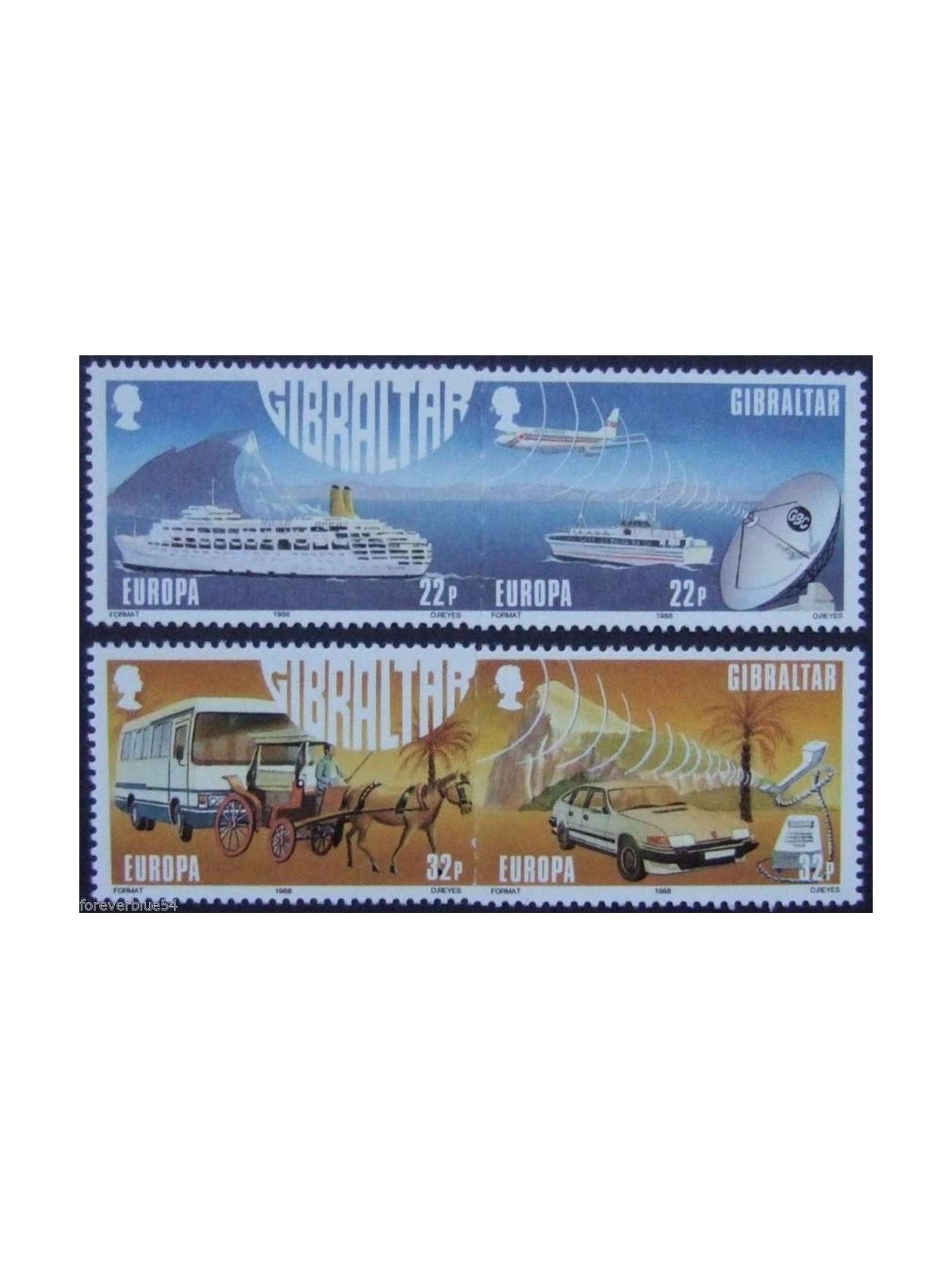 GIBILTERRA 1988 Europa 4v MNH**