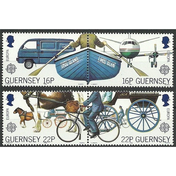 GUERNSEY 1988 Europa 4v MNH**