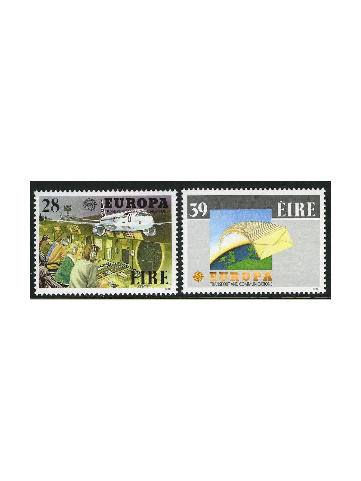 IRLANDA 1988 Europa 2v MNH**
