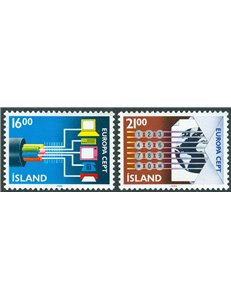 ISLANDA 1988 Europa 2v MNH**