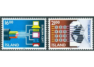ICELAND 1988 Europe 2v MNH**