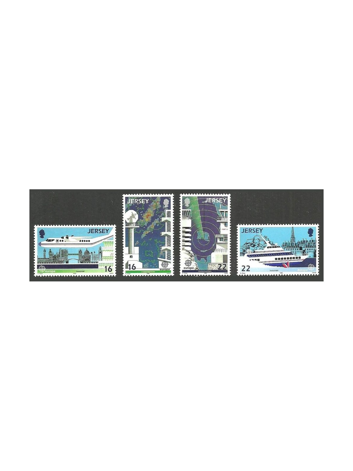 JERSEY 1988 Europe 4v MNH**
