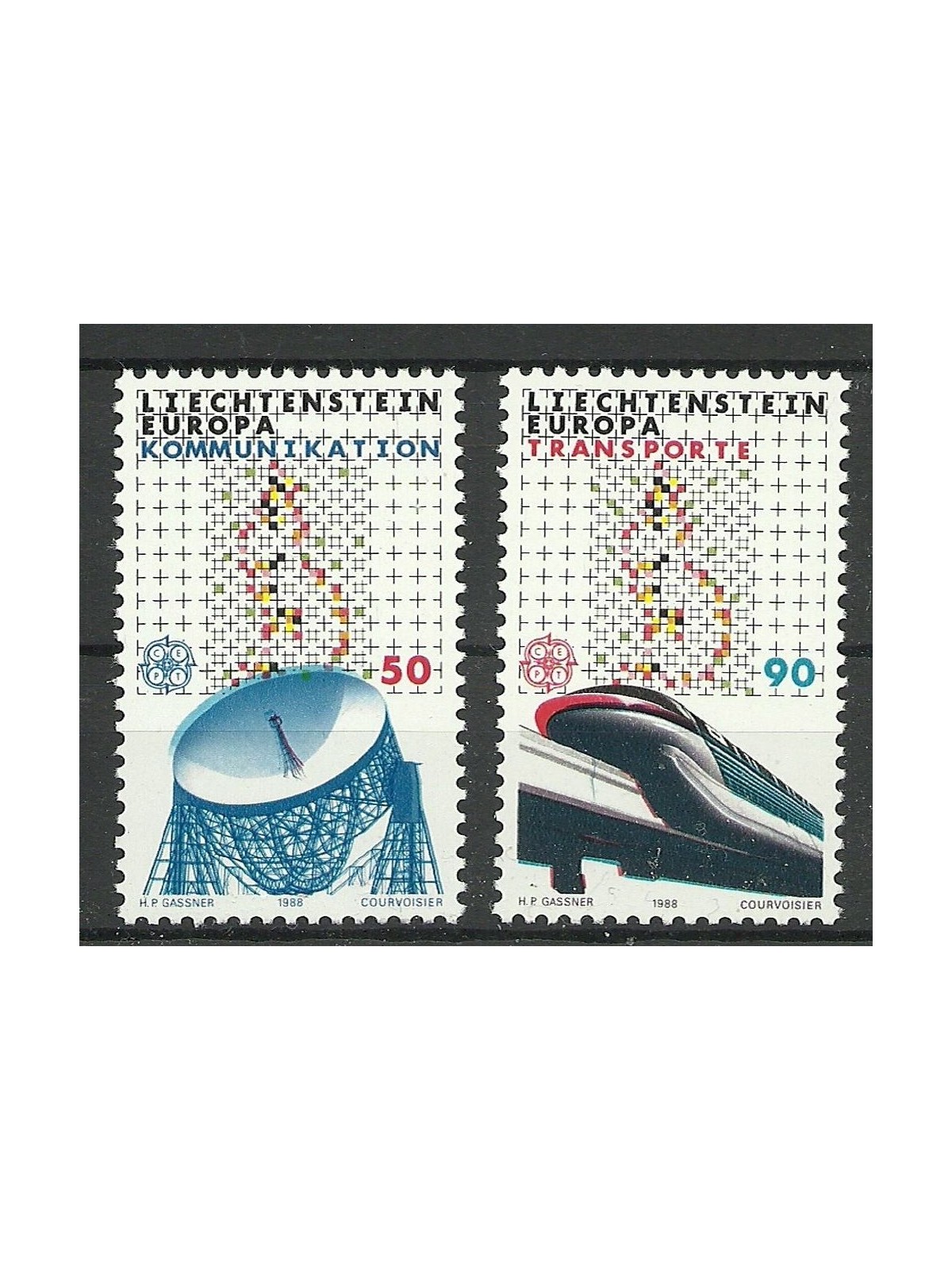 LIECHTENSTEIN 1988 Europe 2v MNH**
