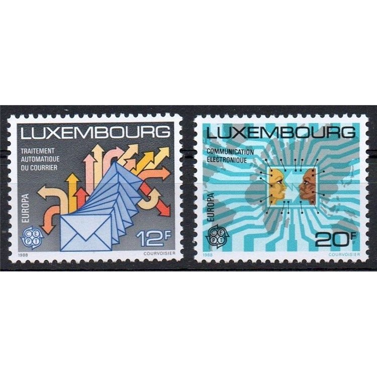 LUSSEMBURGO 1988 Europa 2v MNH**