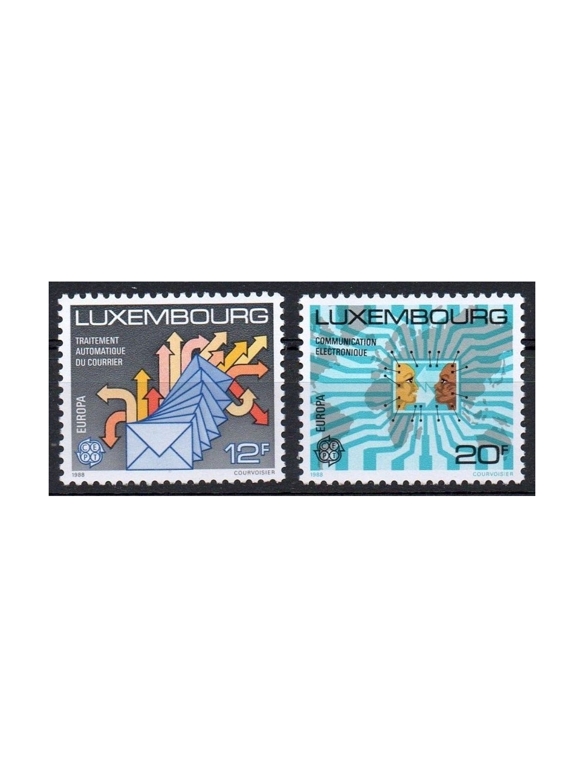 LUSSEMBURGO 1988 Europa 2v MNH**