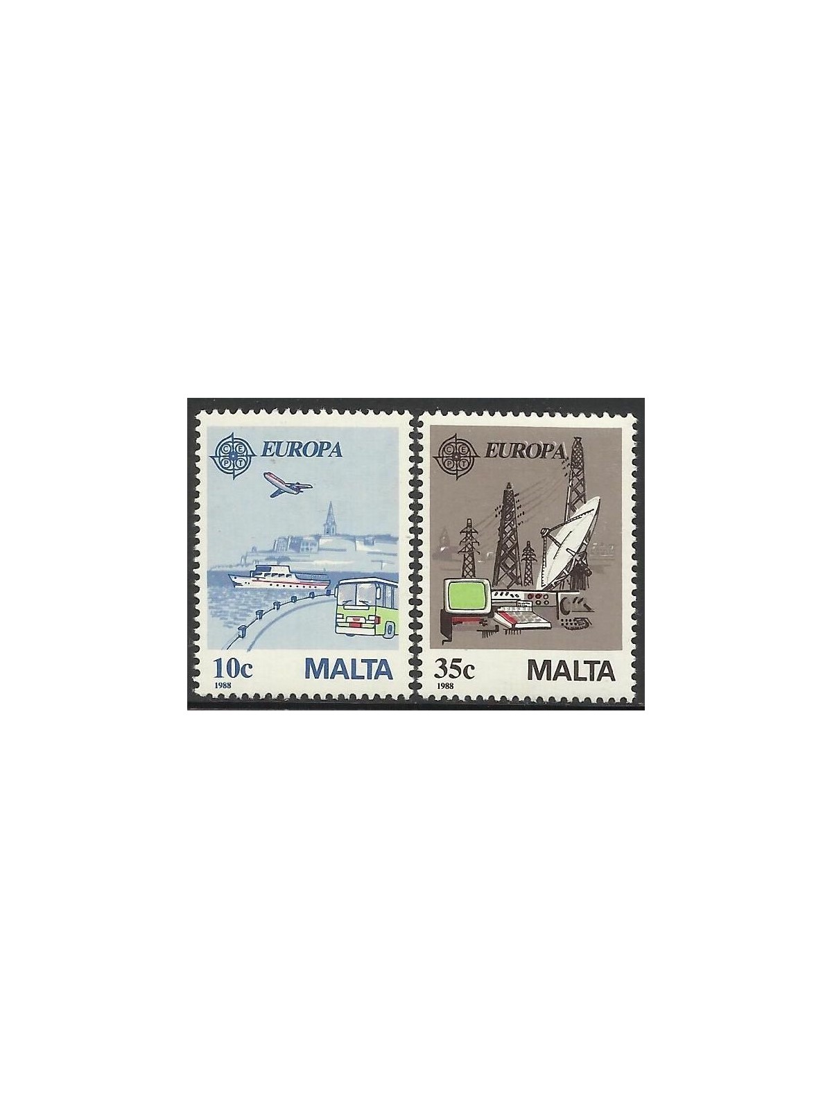 MALTA 1988 Europe 2v MNH**