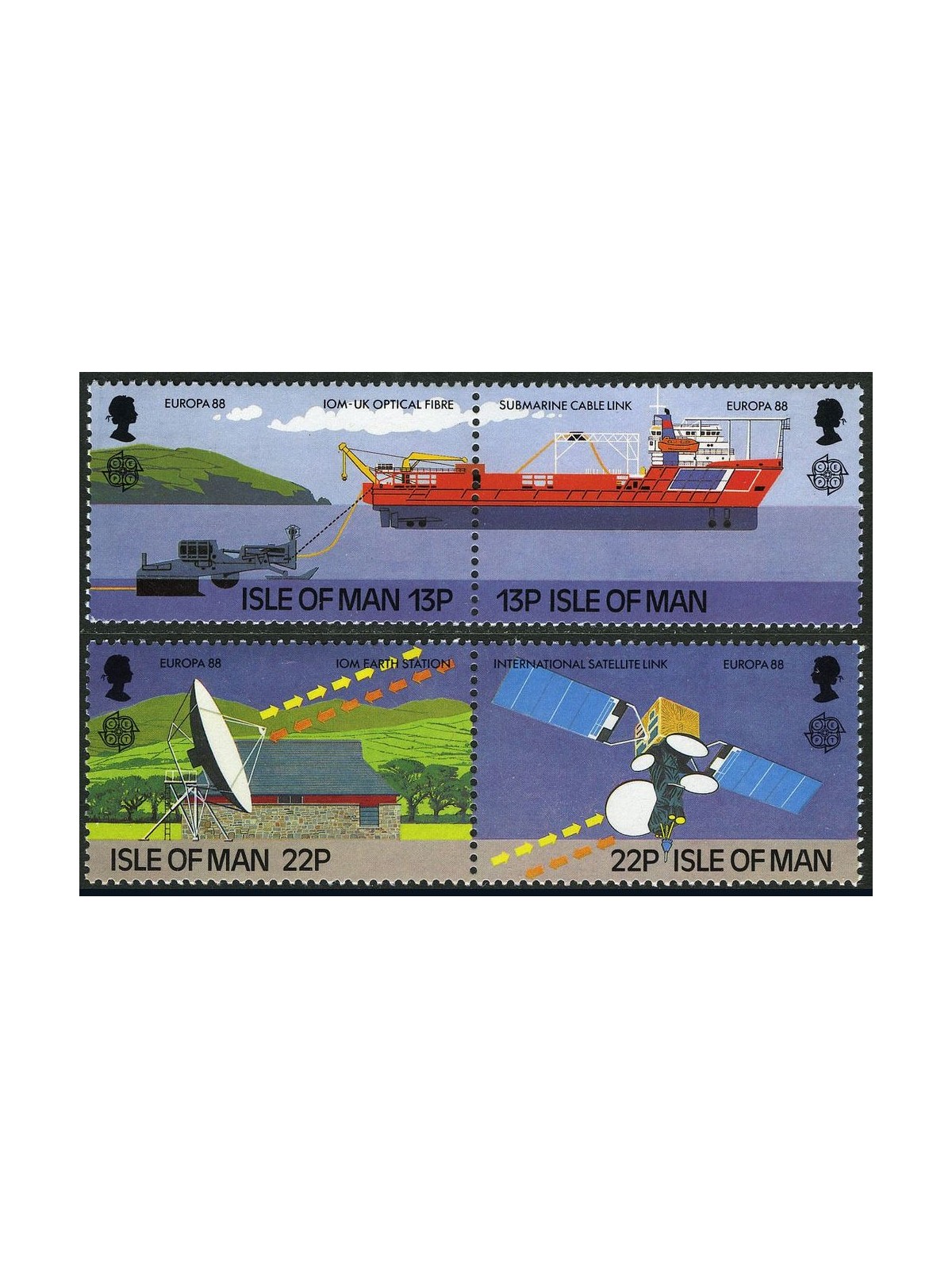 MAN 1988 Europa 4v MNH**