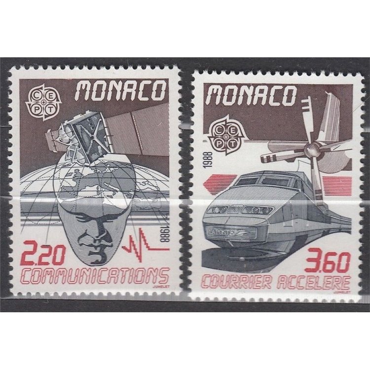 MONACO 1988 Europe 2v MNH**