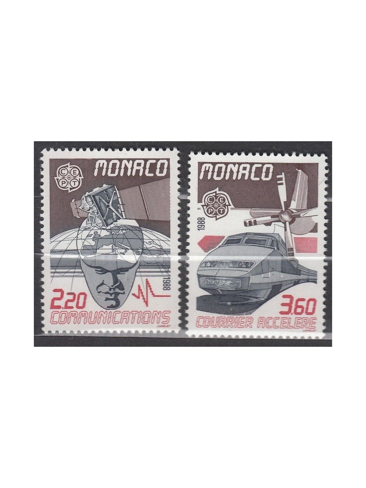 MONACO 1988 Europe 2v MNH**