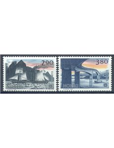 NORVEGIA 1988 Europa 2v MNH**