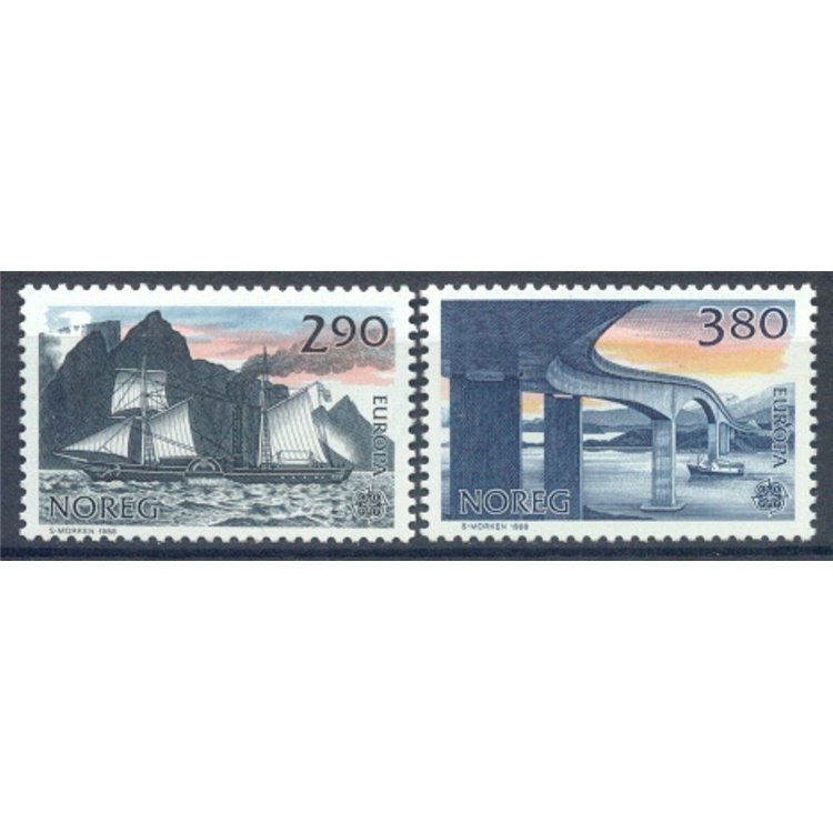 NORWAY 1988 Europe 2v MNH**
