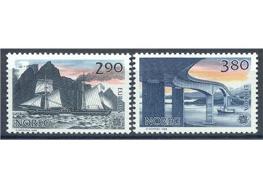 NORWAY 1988 Europe 2v MNH**