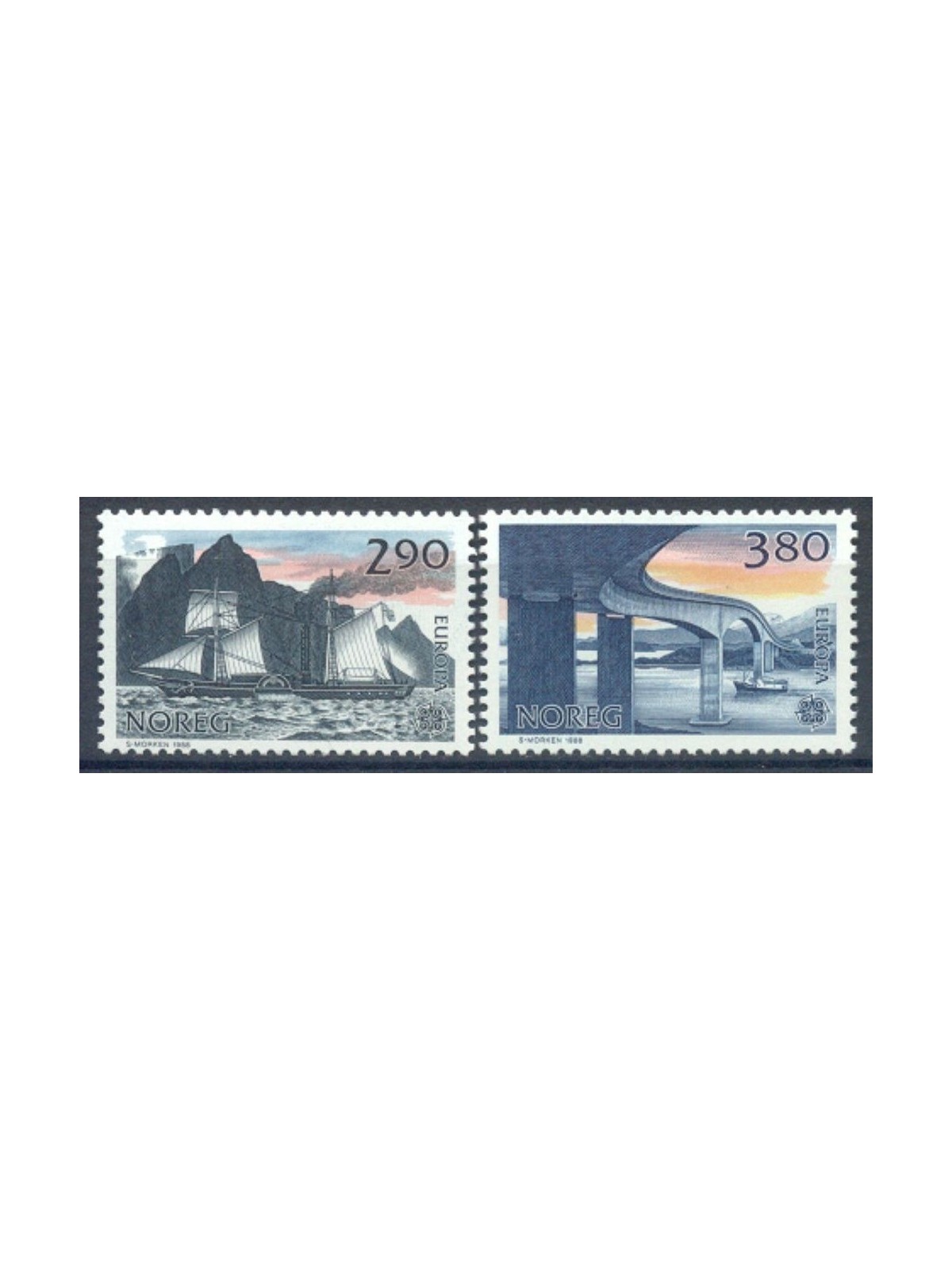NORVEGIA 1988 Europa 2v MNH**