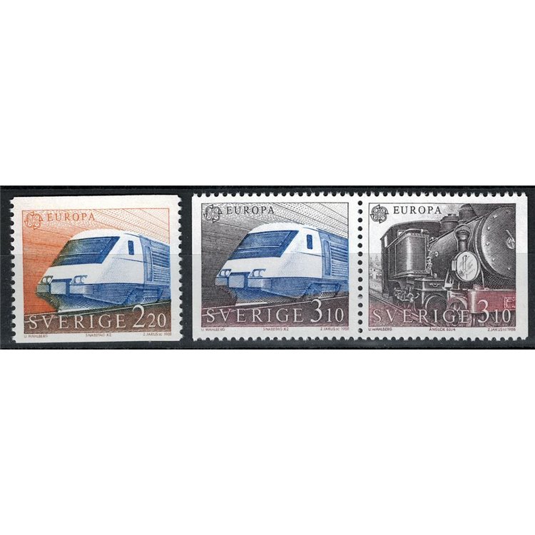 SVEZIA 1988 Europa 3v MNH**