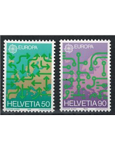 SWITZERLAND 1988 Europe 2v MNH**