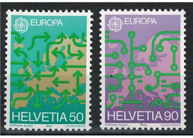SVIZZERA 1988 Europa 2v MNH**