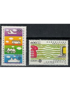 TURCHIA 1988 Europa 2v MNH**