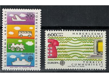 TURCHIA 1988 Europa 2v MNH**