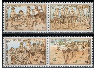 CYPRUS 1989 Europe 4v MNH**