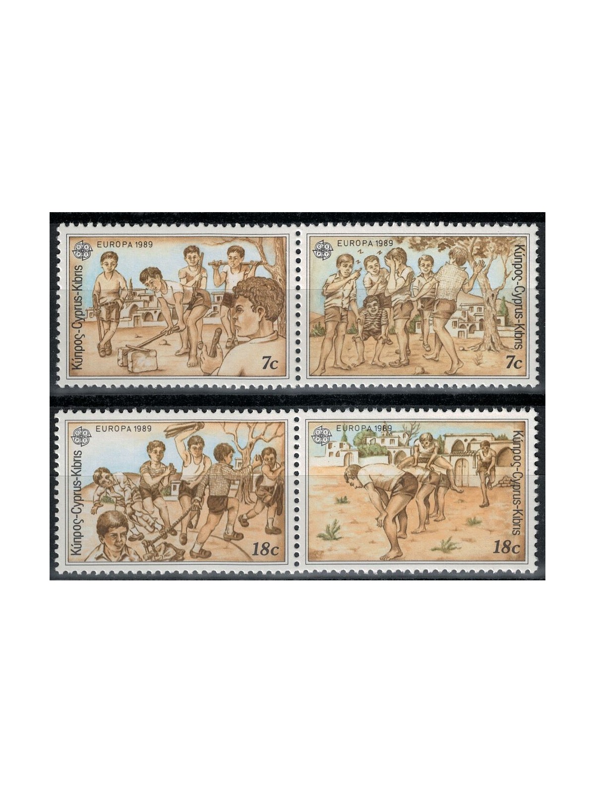 CIPRO 1989 Europa 4v MNH**