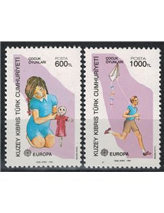 CIPRO DEL NORD 1989 Europa 2v MNH**