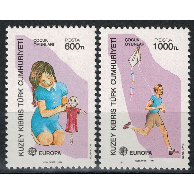 CIPRO DEL NORD 1989 Europa 2v MNH**