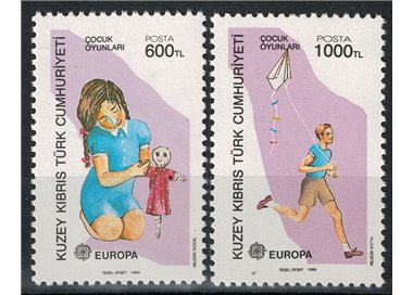 NORTHERN CYPRUS 1989 Europe 2v MNH**