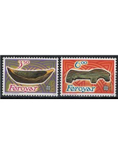 FAROE ISLANDS 1989 Europe 2v MNH**