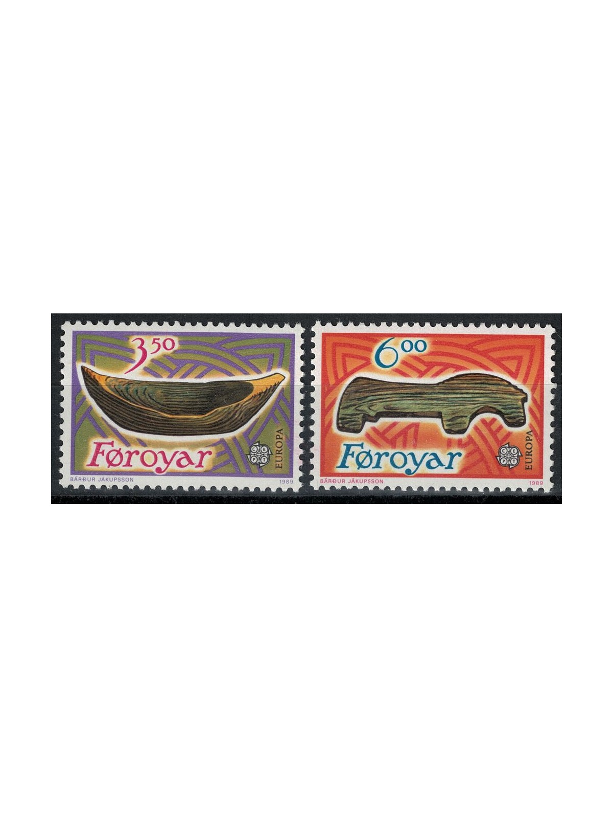 FAEROER 1989 Europa 2v MNH**