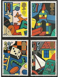 GREAT BRITAIN 1989 Europe 4v MNH**